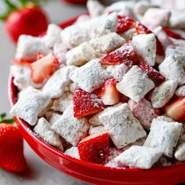Strawberry Shortcake Puppy Chow