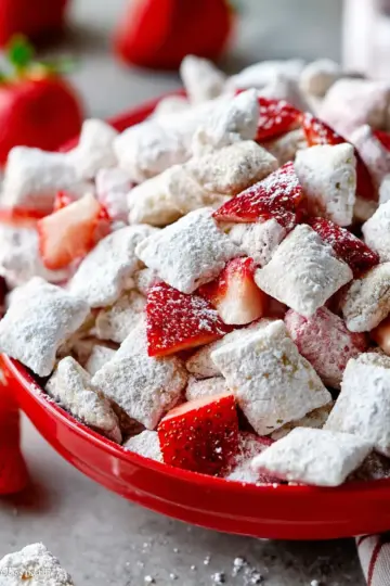Strawberry Shortcake Puppy Chow