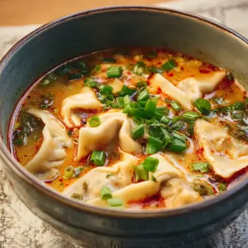 Creamy Potsticker Soup