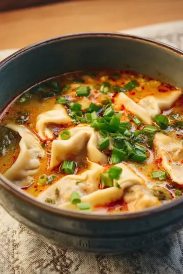 Creamy Potsticker Soup