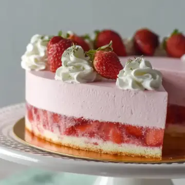 Strawberry Mousse Cake
