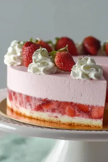 Strawberry Mousse Cake