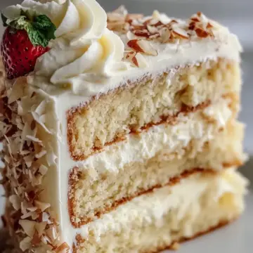 Italian Cream Cake Easy Recipe