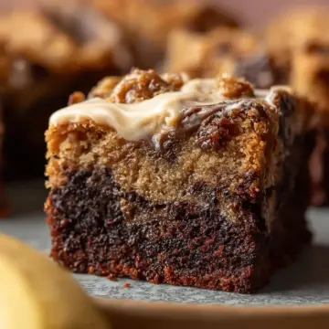 Delicious Banana Bread Brownies