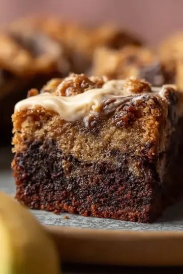 Delicious Banana Bread Brownies
