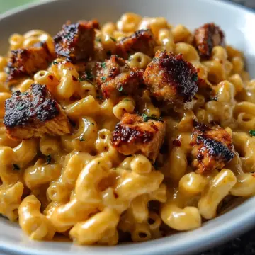Honey Pepper Chicken Mac and Cheese
