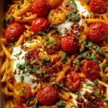 Easy Creamy Burrata Tomato Pasta Bake: A Comforting Classic