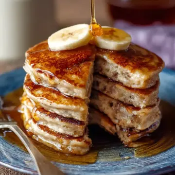 Brown Sugar Banana Bread Pancakes