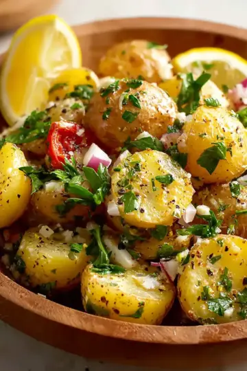 Mediterranean Lemon Potato Salad