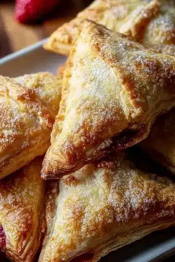 Strawberry Rhubarb Turnovers Easy Recipe