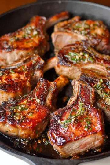 Pan Seared Lamb Chops Recipe