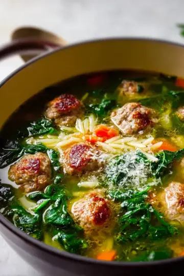 Italian Meatball Wedding Soup
