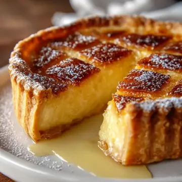 Decadent Golden Greek Honey Pie Recipe