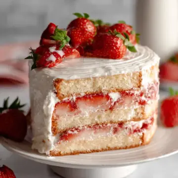 Gluten Free Strawberry Shortcake Cake