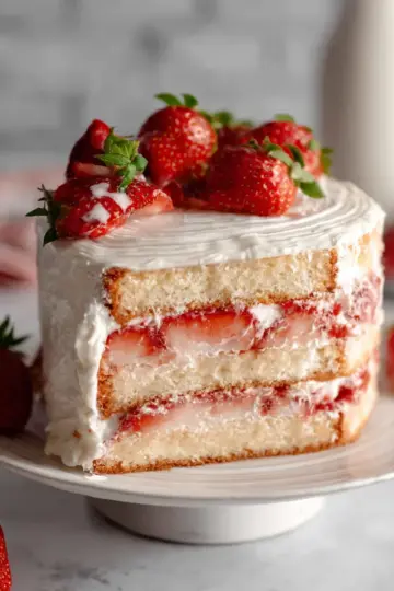 Gluten Free Strawberry Shortcake Cake