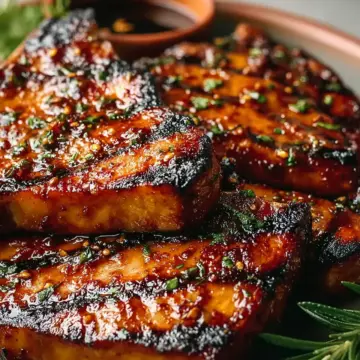 Tender Grilled Honey Garlic Pork Chops