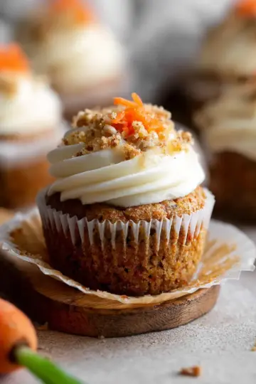 Gluten Free Carrot Cake Cupcakes