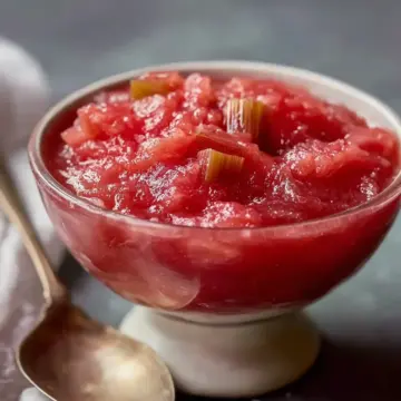 Smooth Sugar Free Rhubarb Compote