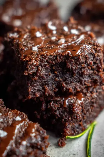 Almond Flour Zucchini Brownies