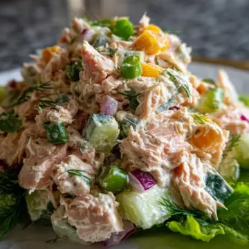 Quick Creamy Canned Salmon Salad