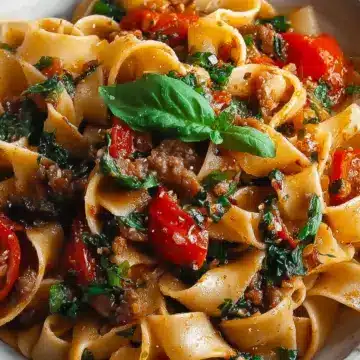 Savor Italian Drunken Noodles for a Flavorful Night In