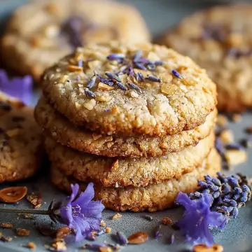 Lavender Honey Crunch Cookies for Sweet Floral Bliss
