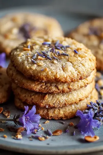 Lavender Honey Crunch Cookies for Sweet Floral Bliss