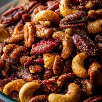 Easy Sweet and Spicy Roasted Nuts That Everyone Will Love