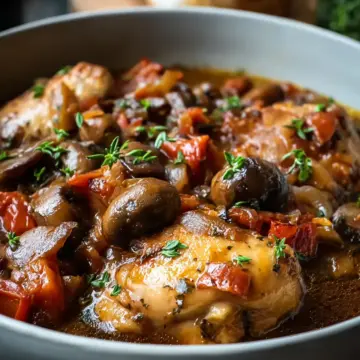 Classic French Hunter’s Chicken Chasseur for Cozy Nights