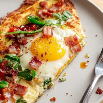 Rice Paper Breakfast Pizza