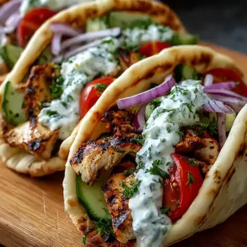 Mediterranean Chicken Gyros with Creamy Feta Tzatziki: An Incredible Easy Recipe