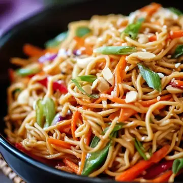 Asian Noodle Salad in Peanut Dressing: The Amazing Ultimate Recipe