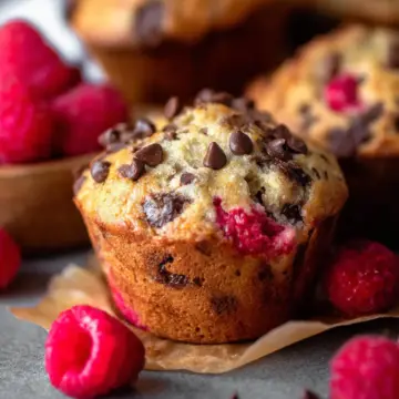 Chocolate Chip Raspberry Muffins