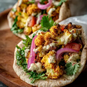 Easy Roasted Cauliflower Chickpea Wraps That Everyone Will Love