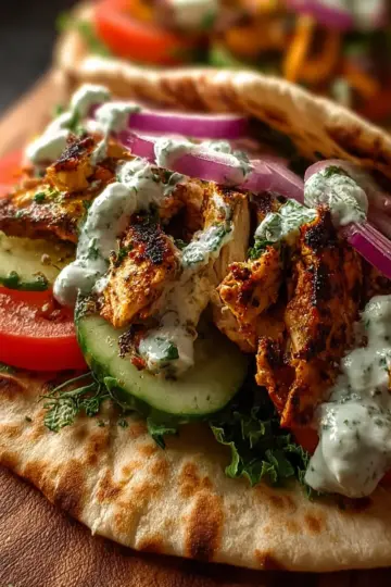 Flavor-Packed Chicken Pitas