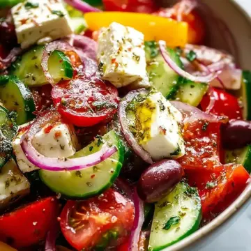 Authentic Mediterranean Greek Salad