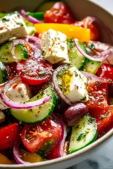 Authentic Mediterranean Greek Salad