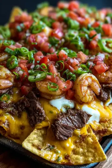 The Best Southern Surf and Turf Nachos