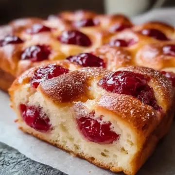 Homemade Jam Donut Focaccia: Sweet Bliss for Brunch Lovers