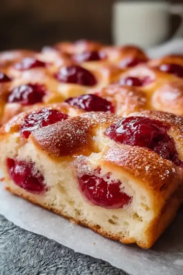 Homemade Jam Donut Focaccia: Sweet Bliss for Brunch Lovers