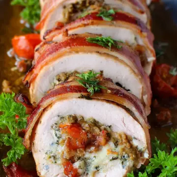 Italian Stuffed Pork Tenderloin