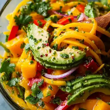 Fresh Mango Salad with Avocado Recipe for a Vibrant Twist
