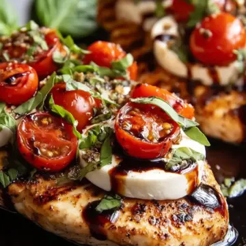 Grilled Chicken Caprese with Balsamic Sauce: An Amazing Ultimate Recipe