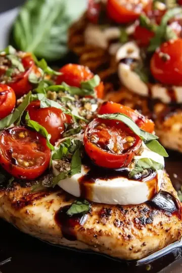 Grilled Chicken Caprese with Balsamic Sauce: An Amazing Ultimate Recipe