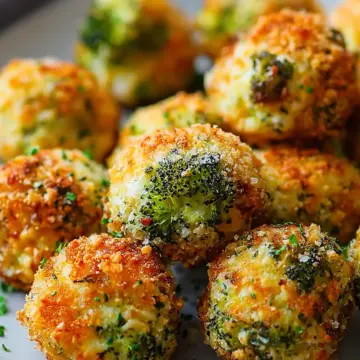 Crispy Baked Broccoli Cheese Balls Everyone Will Love