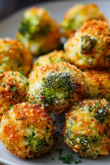 Crispy Baked Broccoli Cheese Balls Everyone Will Love