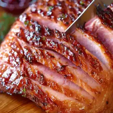 Baked Ham with Cherry Ham Glaze