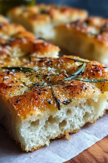Gluten-Free Focaccia with Rosemary and Parmesan