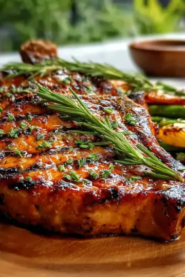 Tender Herb Grilled Pork Chops